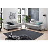 2,5-SITZER in Velours Dunkelgrau  - Dunkelgrau, Design (206/86/97cm) - Pure Home Lifestyle