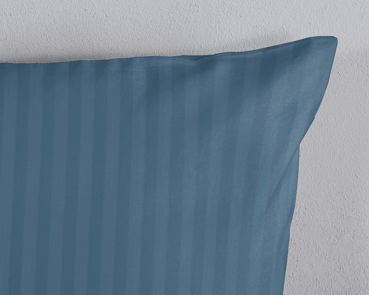 BETTWÄSCHE 2-teilig Descanso Satin 140/200 cm  - Blau, Basics, Textil (140/200cm)