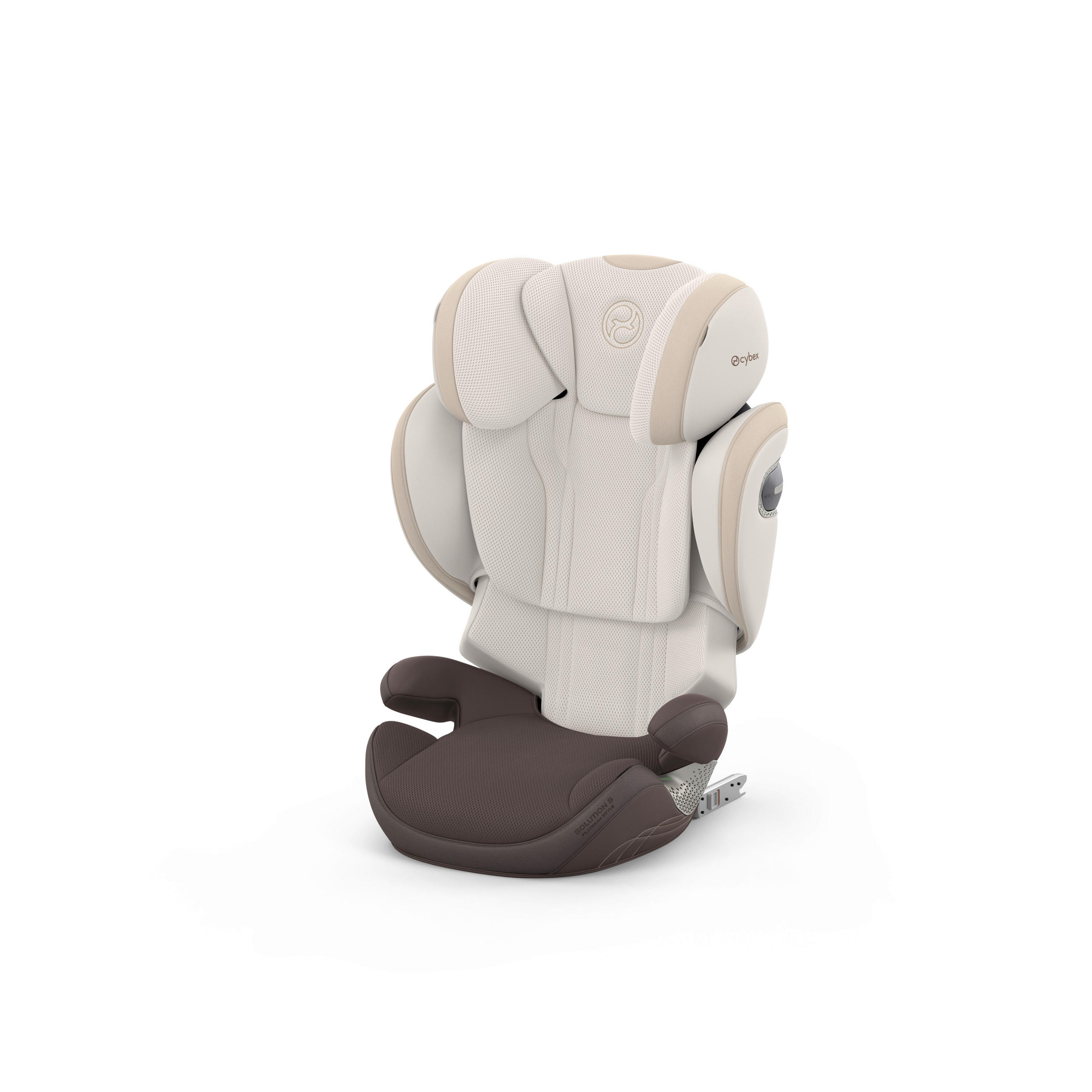 KINDERAUTOSITZ Solution S Style Amber Brown  - Hellbraun, Basics, Kunststoff/Textil (42/49,5/61cm) - cybex PLATINUM
