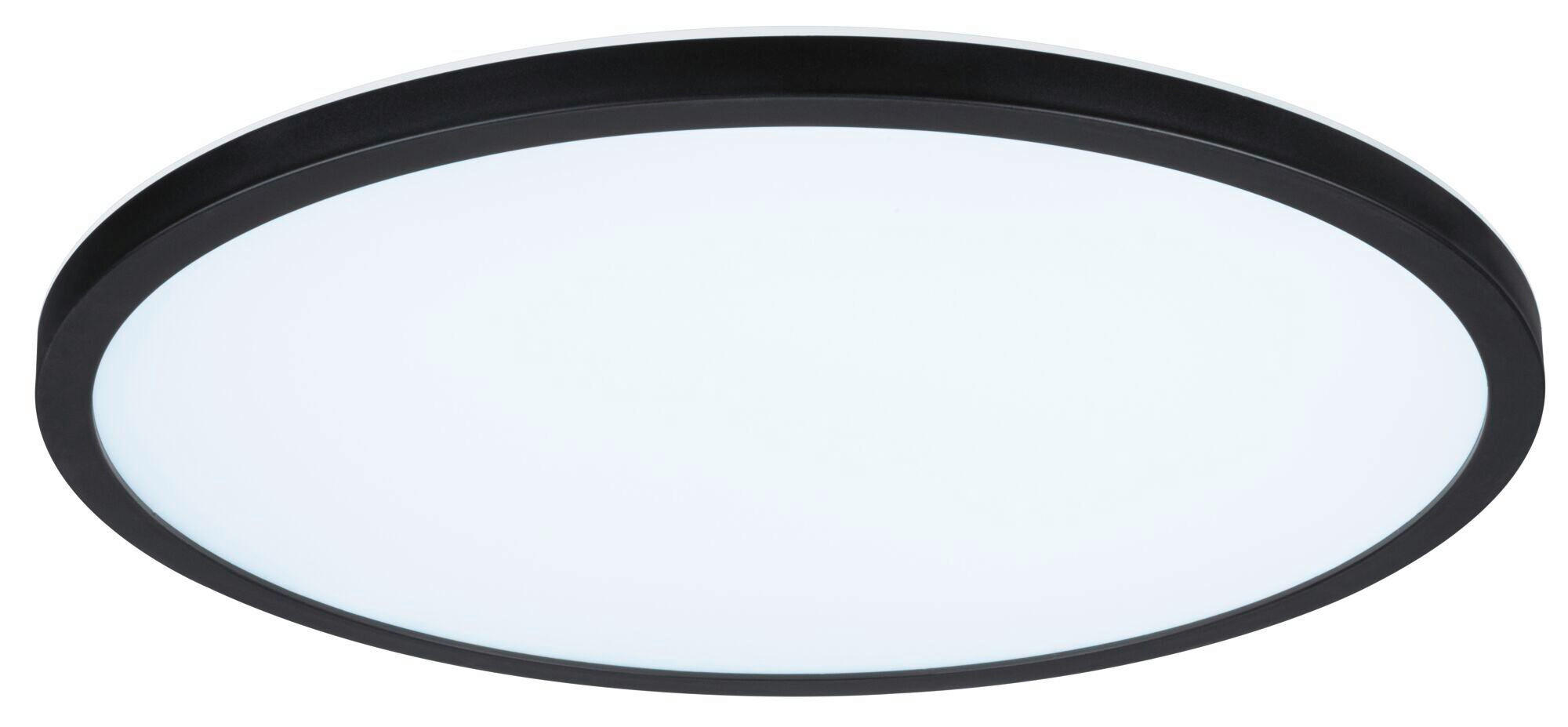 LED-DECKENLEUCHTE Atria Shine 40,0/3,5 cm   - Schwarz, Basics, Kunststoff (40,0/3,5cm) - Paulmann