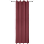 Ösenvorhang Caro - Rot, KONVENTIONELL, Textil (140/245cm) - Ondega