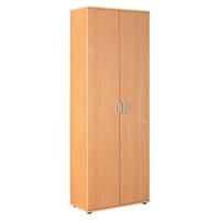VÍCEÚČELOVÁ SKŘÍŇ, barvy buku, 70/189/34 cm - barvy stříbra/černá, Basics, kompozitní dřevo/plast (70/189/34cm) - MID.YOU