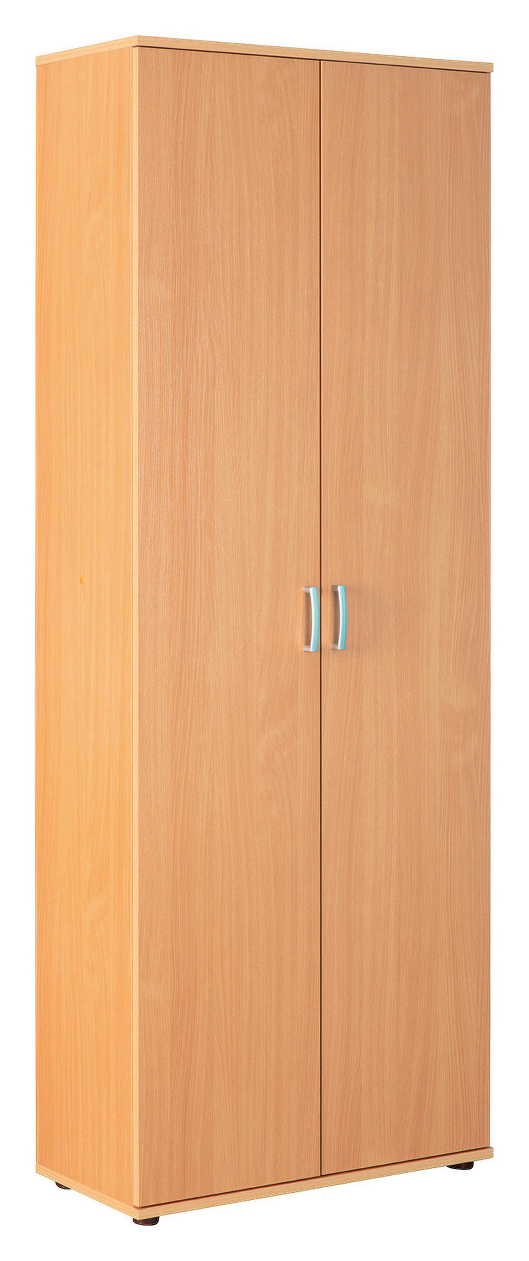 VÍCEÚČELOVÁ SKŘÍŇ, barvy buku, 70/189/34 cm - barvy stříbra/černá, Basics, kompozitní dřevo/plast (70/189/34cm) - MID.YOU