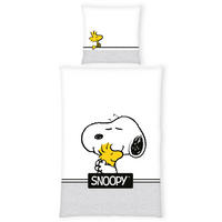 JUGENDBETTWÄSCHE Snoopy 135/200 cm  - Weiß, Design, Textil (135/200cm) - Herding
