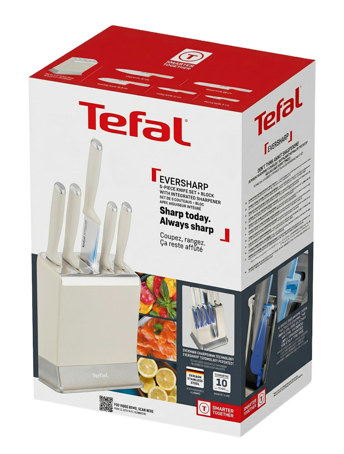 BLOK ZA NOŽE    - bež, Basics, kovina - Tefal