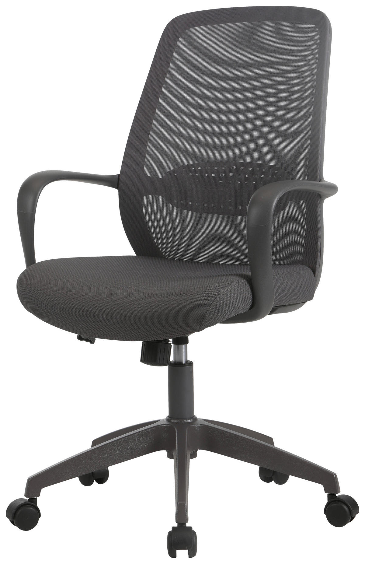 SNURRSTOL  i nätklädsel, vävt tyg grå  - grå, Basics, textil/plast (58/96/104/62cm) - Xora