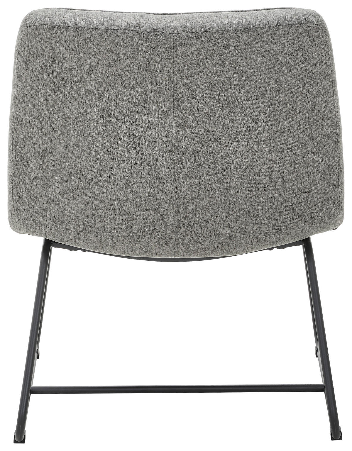 SESSEL Webstoff Grau    - Schwarz/Grau, MODERN, Textil/Metall (66/85/69cm) - P & B