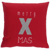 ZIERKISSEN  45/45 cm   - Rot, Trend, Textil (45/45cm) - X-Mas
