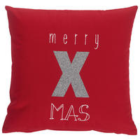 ZIERKISSEN  45/45 cm   - Rot, Trend, Textil (45/45cm) - X-Mas