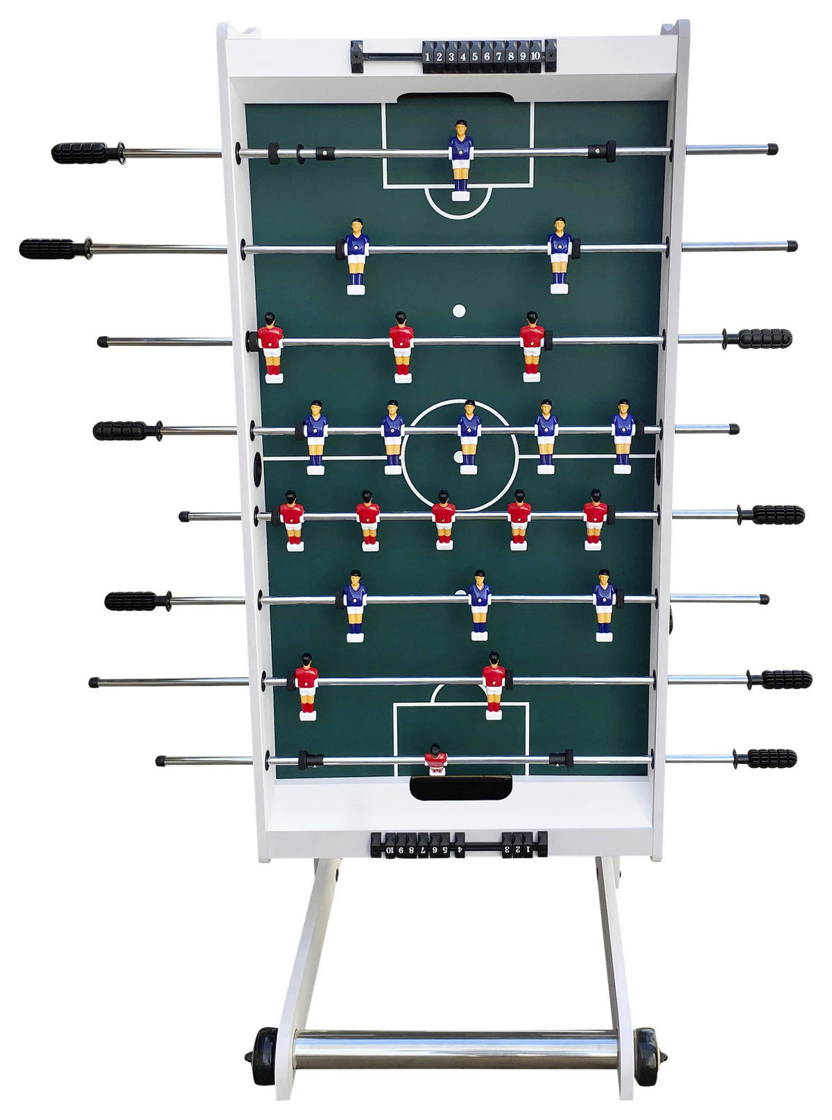 SCORPION KICK FUßBALLTISCH - Weiß, KONVENTIONELL, Holz (61/81/122cm) - Ambia Garden