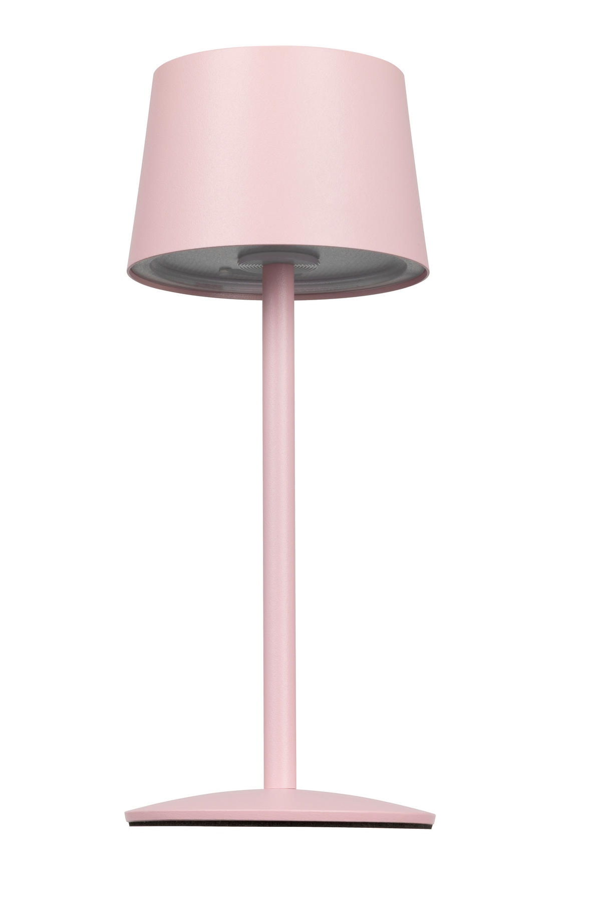 STOLNÍ LAMPA NA BATERIE, 9/22 cm  - růžová, Basics, kov (9/22cm) - Novel