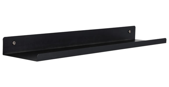 WANDREGAL 50/4/10 cm - Schwarz, Basics, Metall (50/4/10cm) - Xora