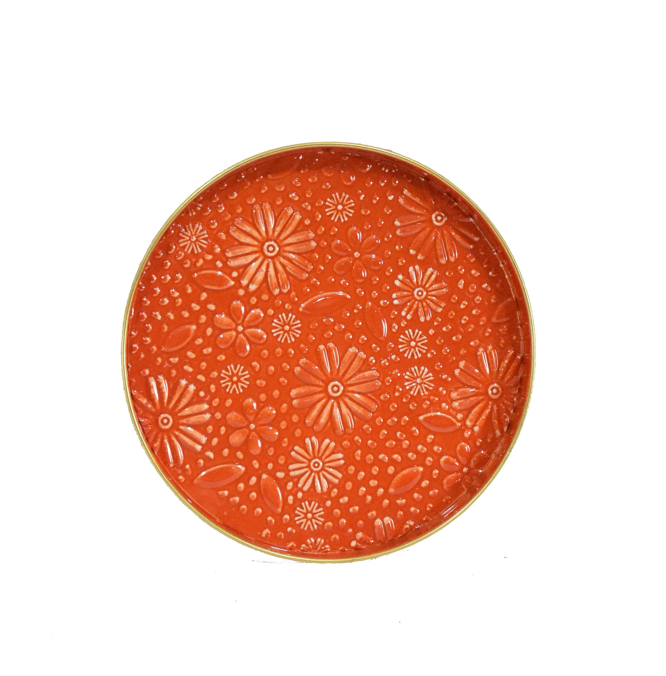 DEKOTABLETT - Orange, LIFESTYLE, Metall (30/2,5cm)