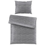 BETTWÄSCHE CARO Satin 140/200 cm  - Grau, KONVENTIONELL, Textil (140/200cm) - Novel