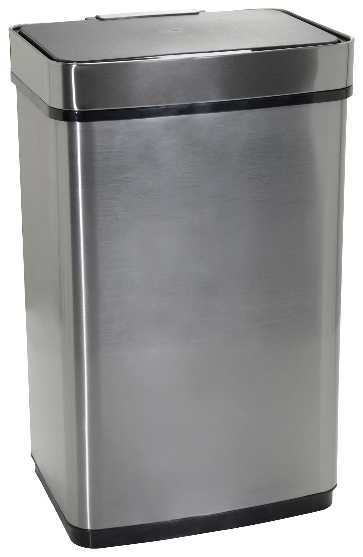 ABFALLSAMMLER 60 L  - Silberfarben, MODERN, Metall (42/69/31cm) - MID.YOU