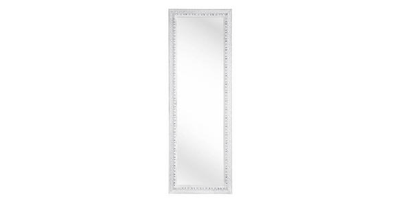 WANDSPIEGEL 50/150/3 cm    - Weiß, LIFESTYLE, Glas/Holz (50/150/3cm) - Carryhome