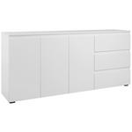 SIDEBOARD  in 178/80/40 cm  - Schwarz/Weiß, Design, Holzwerkstoff/Kunststoff (178/80/40cm) - Carryhome