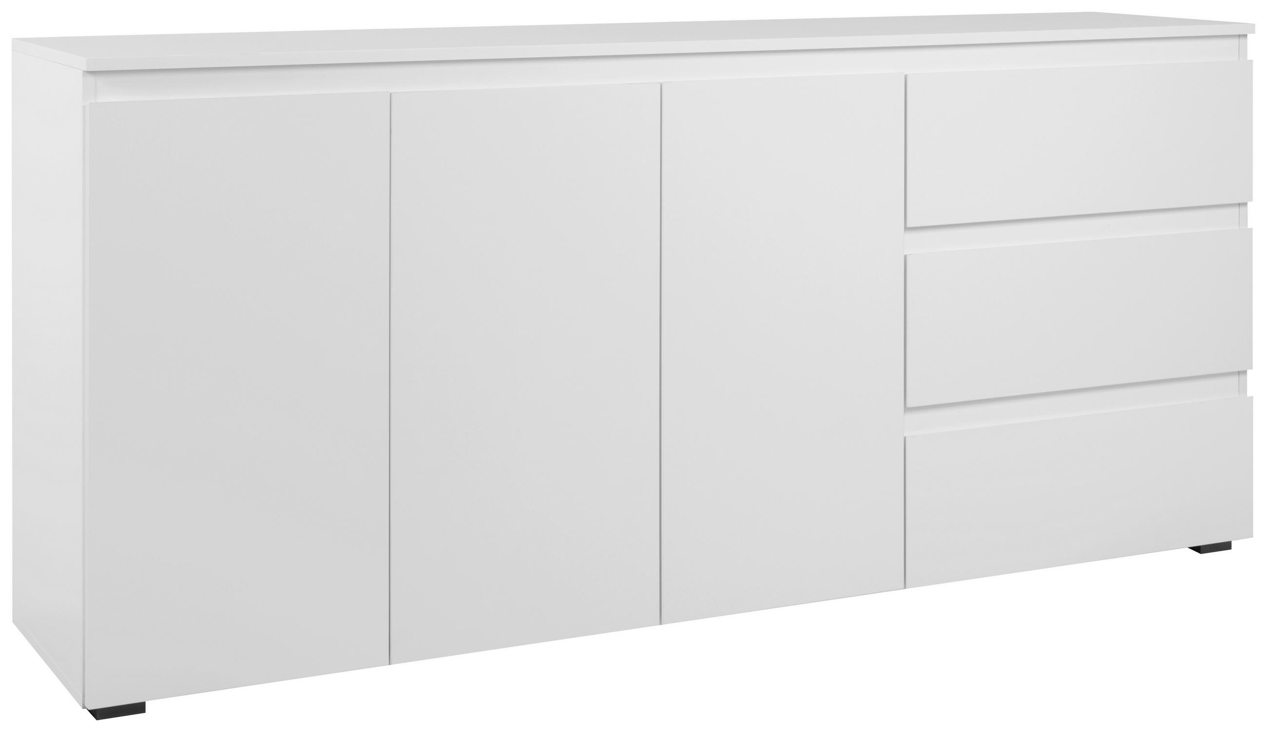 Carryhome Sideboard Weiß 178x80x40 cm