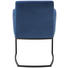 ARMLEHNSTUHL in Blau, Schwarz - Blau/Schwarz, Design, Textil/Metall (58/88/61cm) - Joop! ARMLEHNSTUHL in Blau, Schwarz - Blau/Schwarz, Design, Textil/Metall (58/88/61cm) - Joop!