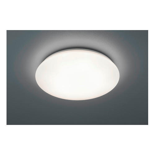 STROPNA LED-SVETILKA  Lukida //3000-6000 K/230 V/ - bela, Basics, umetna masa (38/10cm)