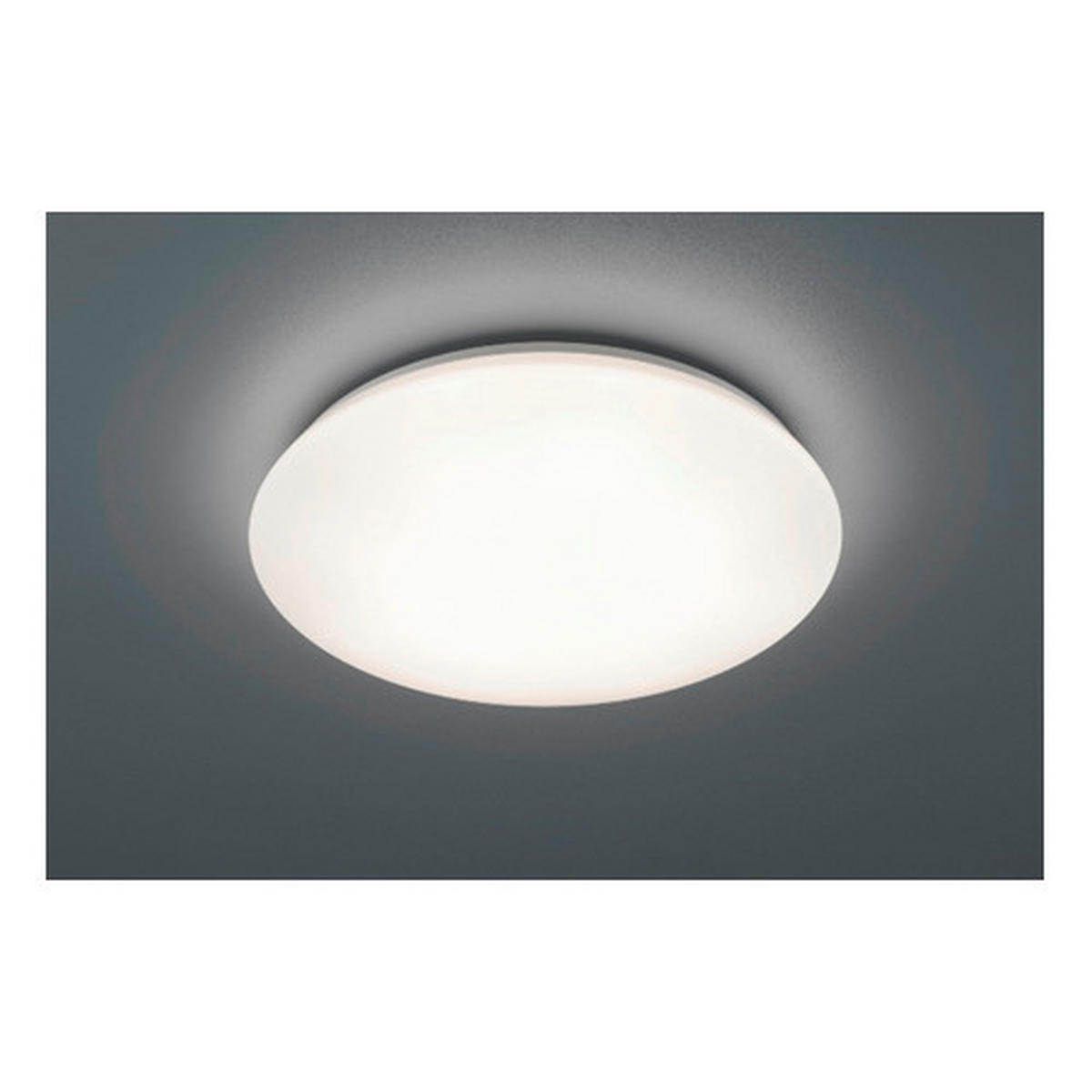 STROPNA LED-SVETILKA  Lukida //3000-6000 K/230 V/ - bela, Basics, umetna masa (38/10cm)