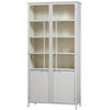 VITRINE  in Sandfarben  - Sandfarben, Design, Glas/Metall (96/200/40cm) - Livetastic