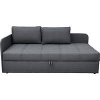 LIEGE  in Cord Grau  - Schwarz/Grau, Basics, Kunststoff/Textil (95/90/205cm) - Xora