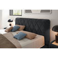 BOXSPRINGBETT 180/200 cm  in Anthrazit  - Anthrazit/Schwarz, Design, Kunststoff/Textil (180/200cm) - Johann Jakob