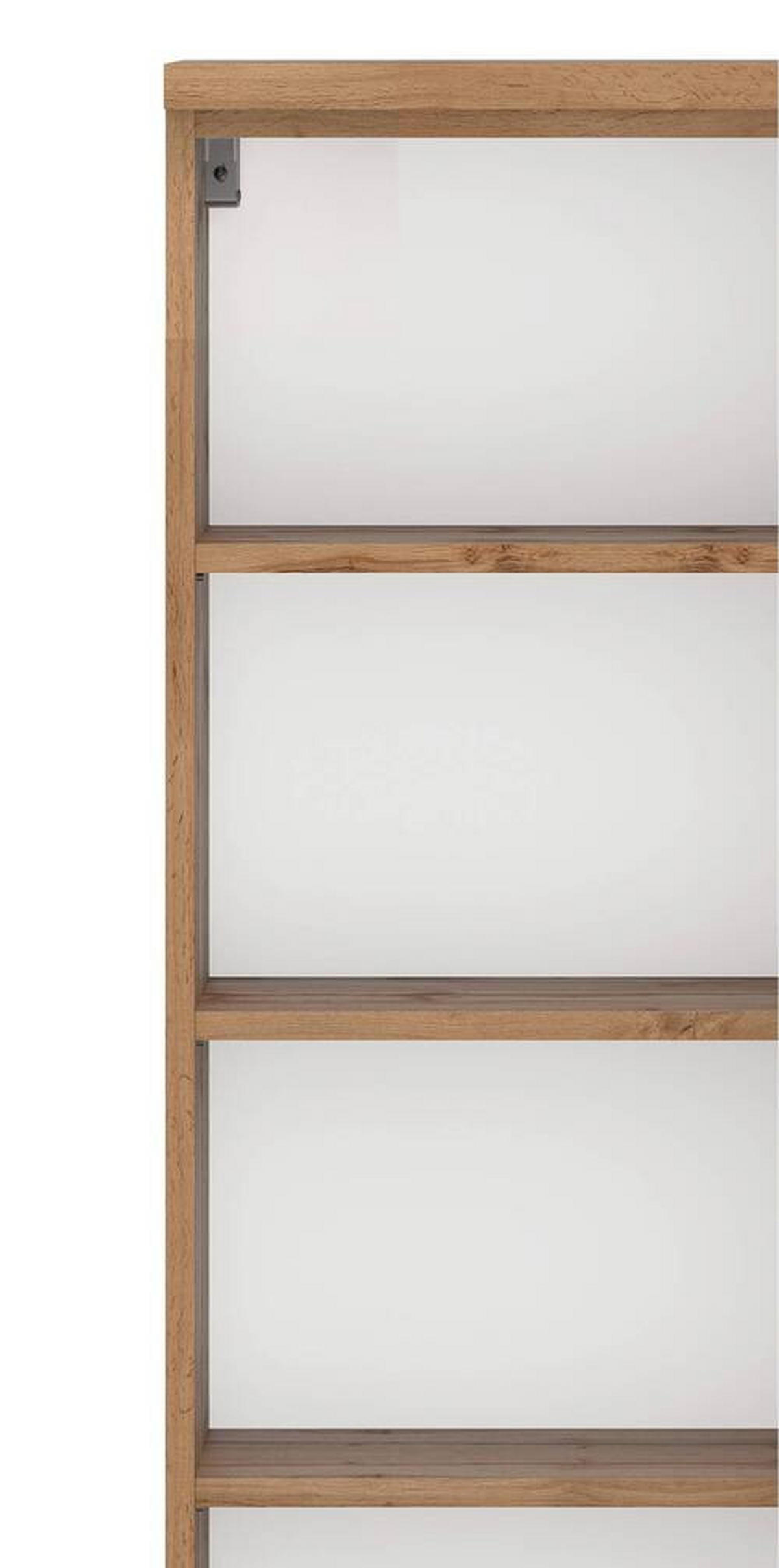MIDISCHRANK 40/130/35 cm  - Weiss/Eiche Wotan, Modern, Holzwerkstoff/Kunststoff (40/130/35cm) - Held