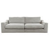 BIGSOFA in Cord Hellgrau  - Hellgrau/Schwarz, Design, Kunststoff/Textil (276/90/109cm) - Sit & More
