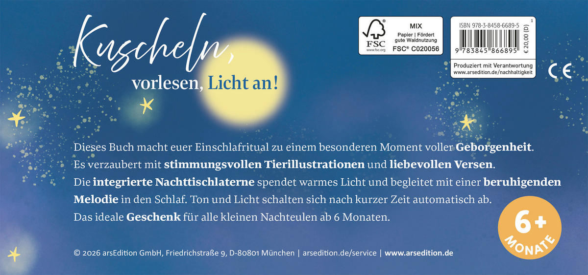SOUNDBUCH Ich schenk dir ein Licht! Schlaf, Kindlein, schlaf  - Multicolor, Basics, Papier (19,75/19,75/2,6cm)
