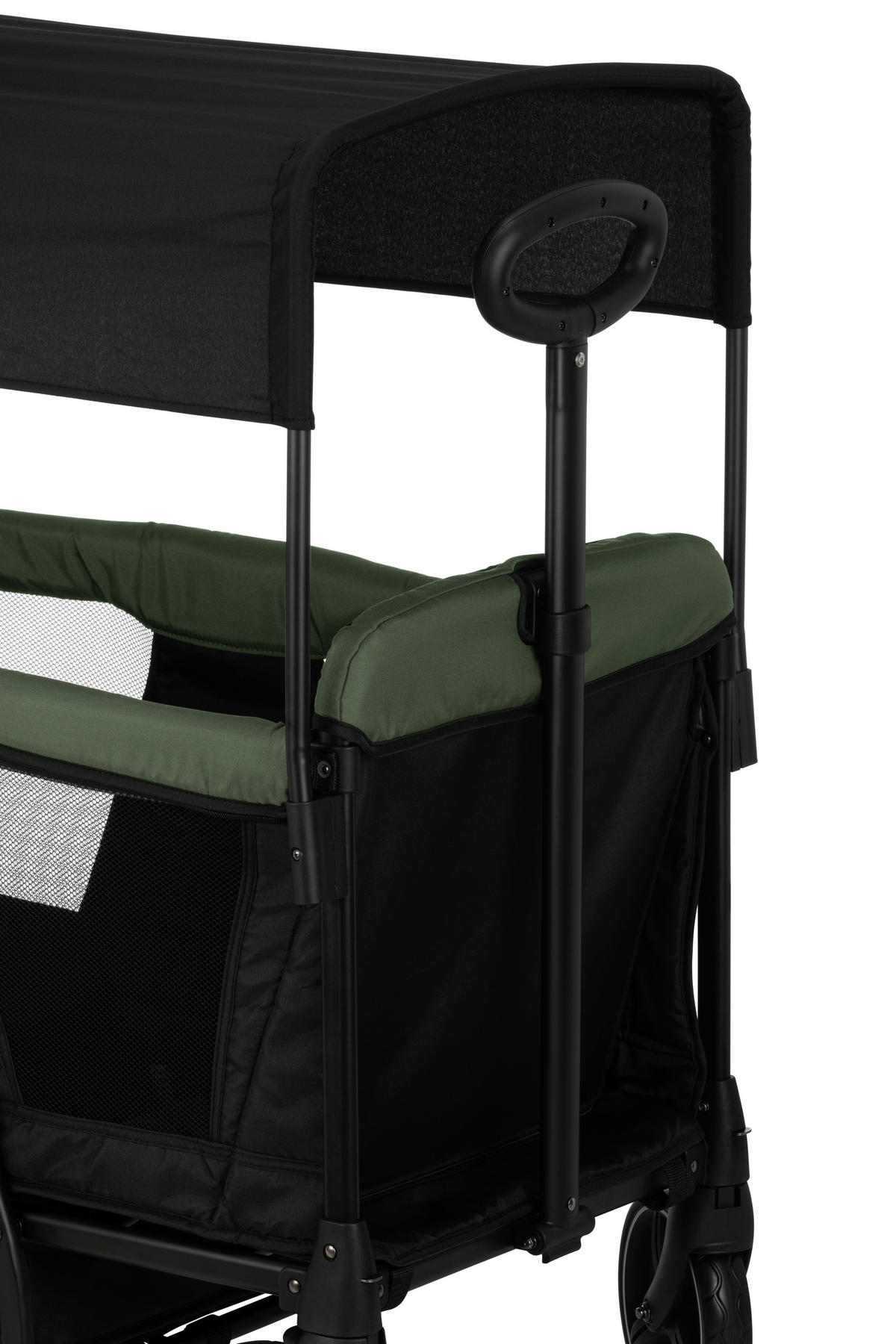 BOLLERWAGEN    - Schwarz/Olivgrün, Basics, Kunststoff/Textil (112/58/108cm) - Jimmylee