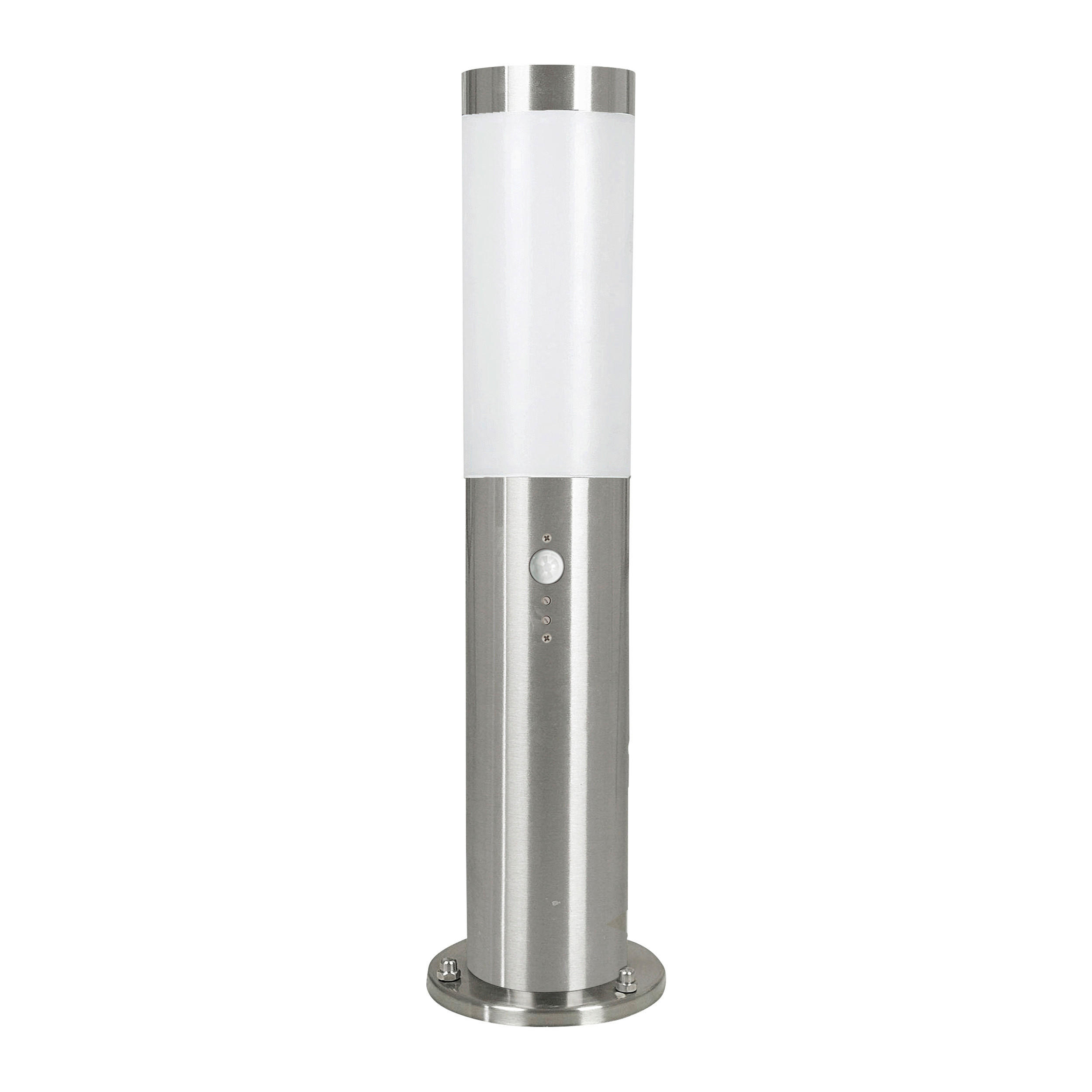 WEGELEUCHTE - Weiss/Edelstahlfarben, Basics, Kunststoff/Metall (7,5/45cm) - Eglo