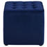 HOCKER in Textil Dunkelblau - Schwarz/Dunkelblau, Trend, Textil (38/36/38cm) - Carryhome HOCKER in Textil Dunkelblau - Schwarz/Dunkelblau, Trend, Textil (38/36/38cm) - Carryhome
