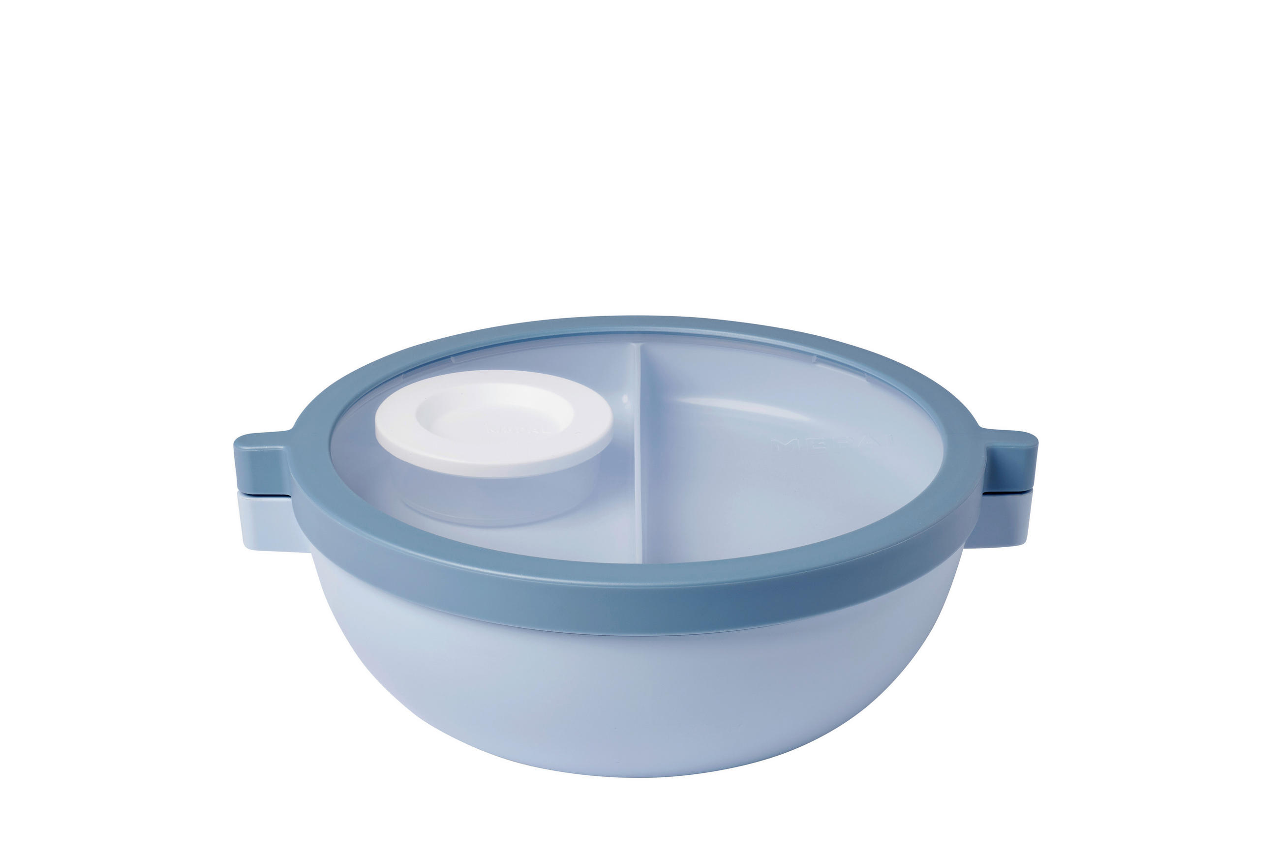BENTOBOX - Transparent/Hellblau, KONVENTIONELL, Kunststoff (24/20,7/8,5cm) - Mepal