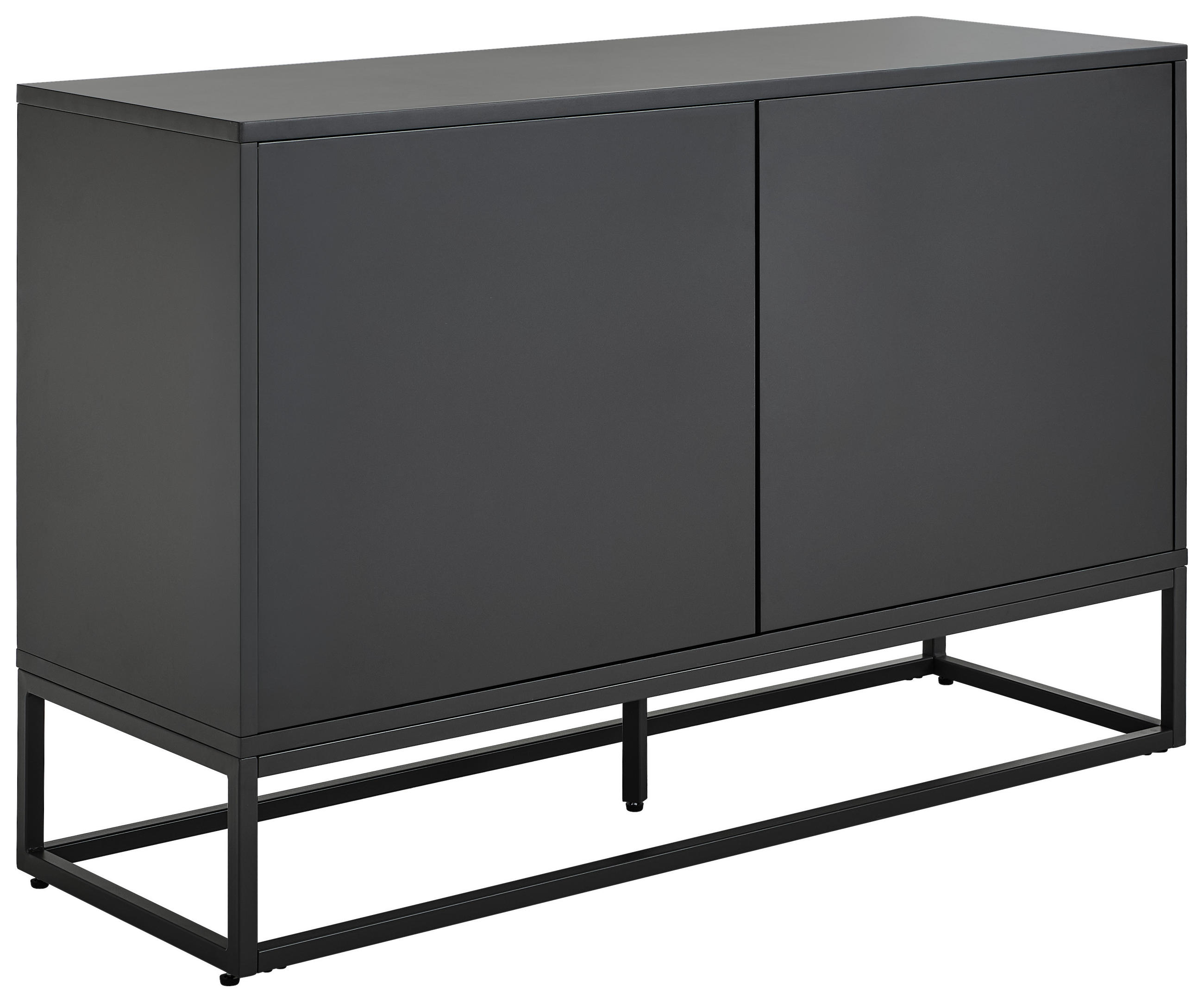 SIDEBOARD Libreville 120/76/40 cm  - Grau, Design, Holzwerkstoff/Metall (120/76/40cm) - MID.YOU