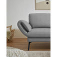 ECKSOFA  in Flachgewebe Hellgrau  255-365/175-224 cm  - Hellgrau/Schwarz, Design, Textil/Metall (255-365/175-224cm) - Dieter Knoll