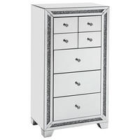 Comodă 65,5/120/40,5 cm  - argintiu/străveziu, Lifestyle, sticlă/metal (65,5/120/40,5cm) - Xora