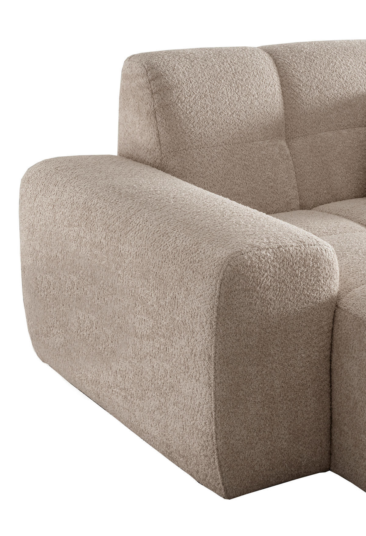 XXL-SESSEL - Beige/Schwarz, MODERN, Kunststoff/Textil (181/87/155cm) - Livetastic