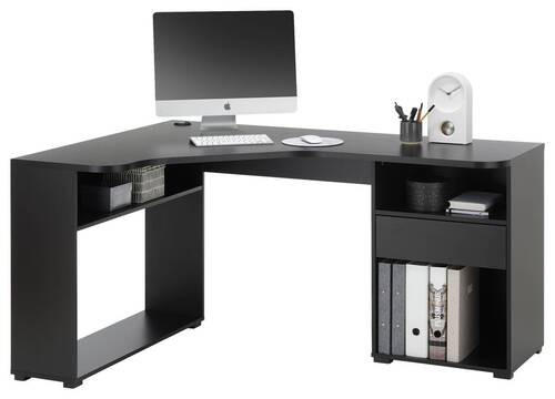 MID.YOU HERNÝ STÔL, čierna, 110/150/74/50 cm