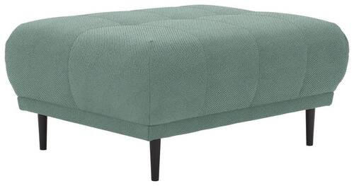 HOCKER in Textil Grün  - Schwarz/Grün, Design, Holz/Textil (93/45/77cm) - Stylife