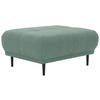 HOCKER in Textil Grün  - Schwarz/Grün, Design, Holz/Textil (93/45/77cm) - Stylife