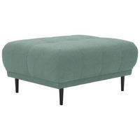 HOCKER in Textil Grün  - Schwarz/Grün, Design, Holz/Textil (93/45/77cm) - Stylife