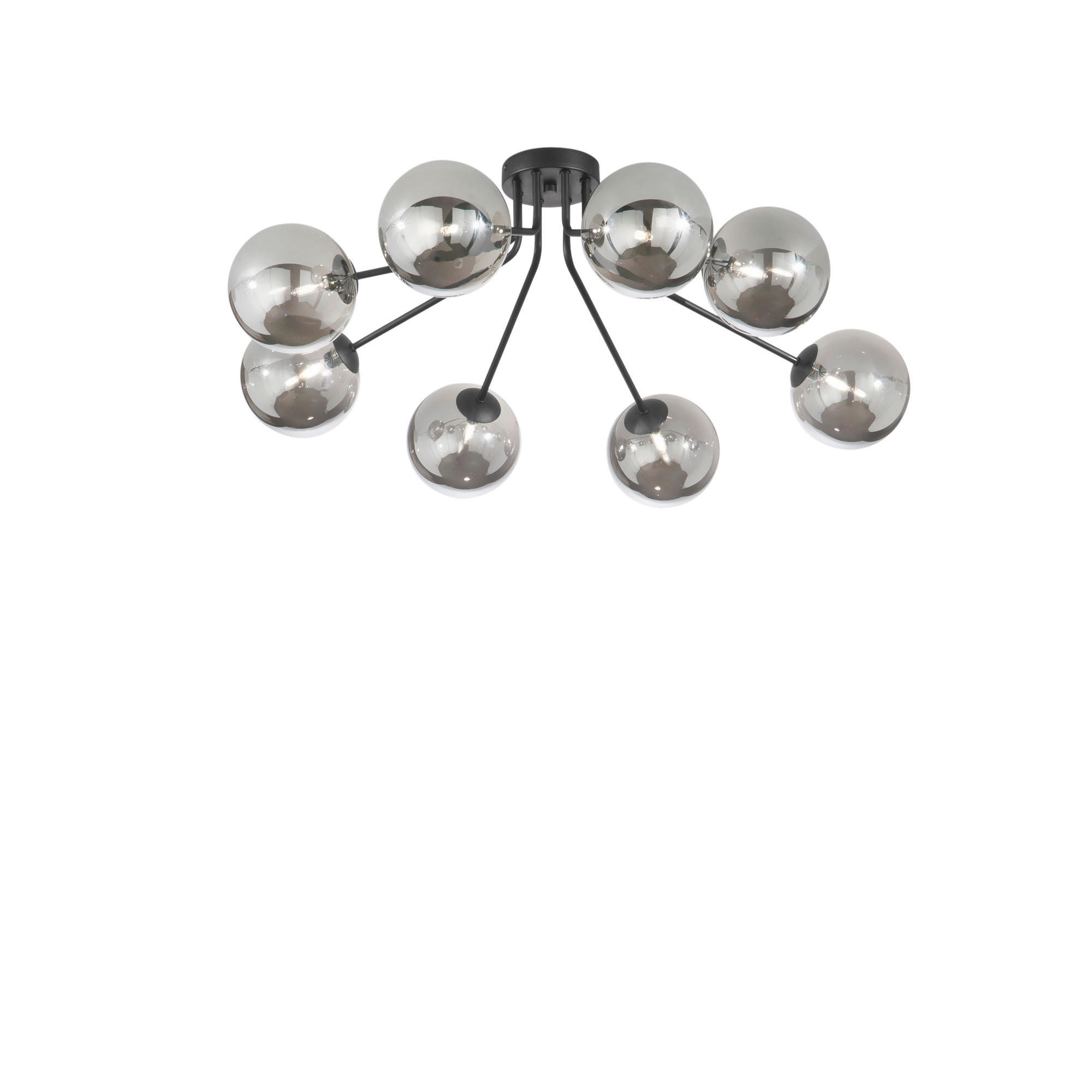 Luce ambiente Design Deckenleuchte Luce Ambiente e Design Schwarz 12x28x88.4-88.8 cm