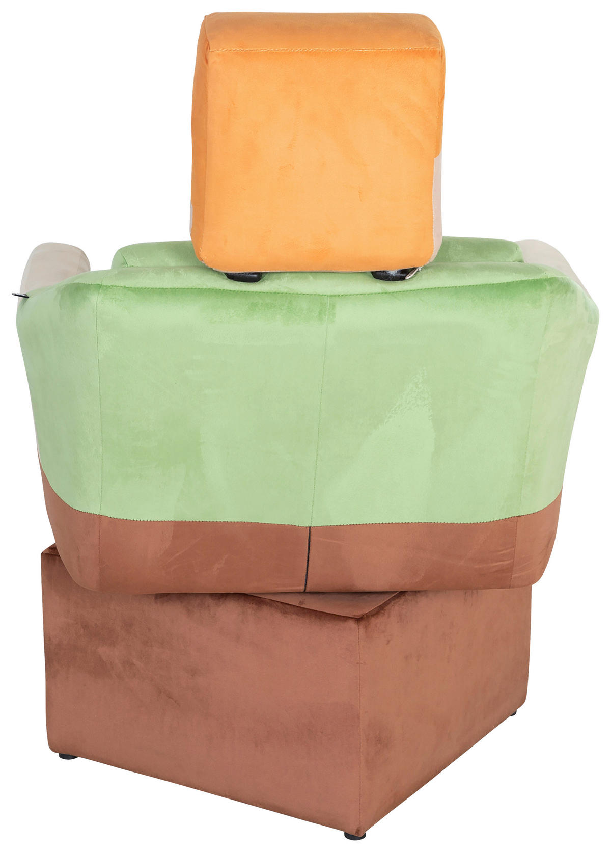 LOUNGESESSEL - Multicolor/Grün, MODERN, Holzwerkstoff/Textil (69kg) - Minecraft