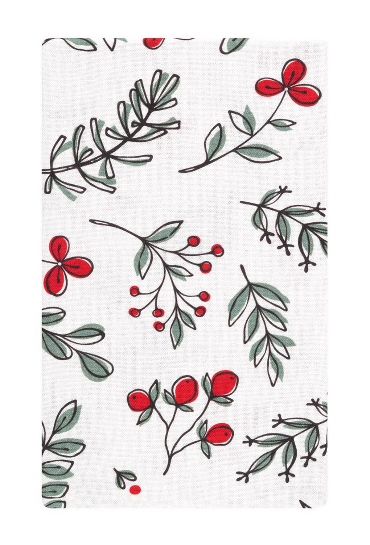 TISCHLÄUFER Textil Grün, Rot 45/150 cm  - Rot/Grün, Basics, Textil (45/150cm) - X-Mas
