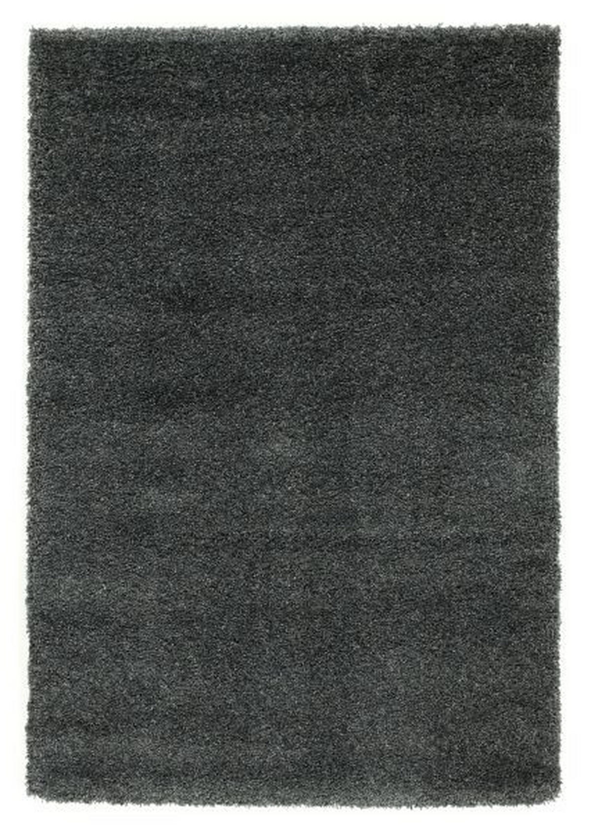 HOCHFLORTEPPICH 80/150 cm Fantasy Shaggy Dunkelgrau  - Dunkelgrau, KONVENTIONELL, Textil (80/150cm) - Novel