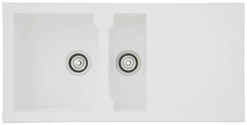 DISKHO 1712ALINEO100X50W  - vit, Trend, sten (100/21/50cm) - Respekta