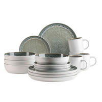 KOMBISERVICE MALEA 16-teilig  - Grün, Basics, Keramik - Mäser