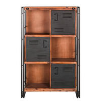 HIGHBOARD  in 90/140/35 cm  - Anthrazit/Schwarz, Trend, Holz/Metall (90/140/35cm) - home24
